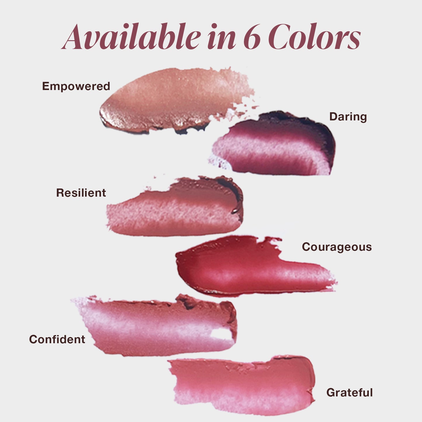 Sheer Moisture Lip Tint Colors