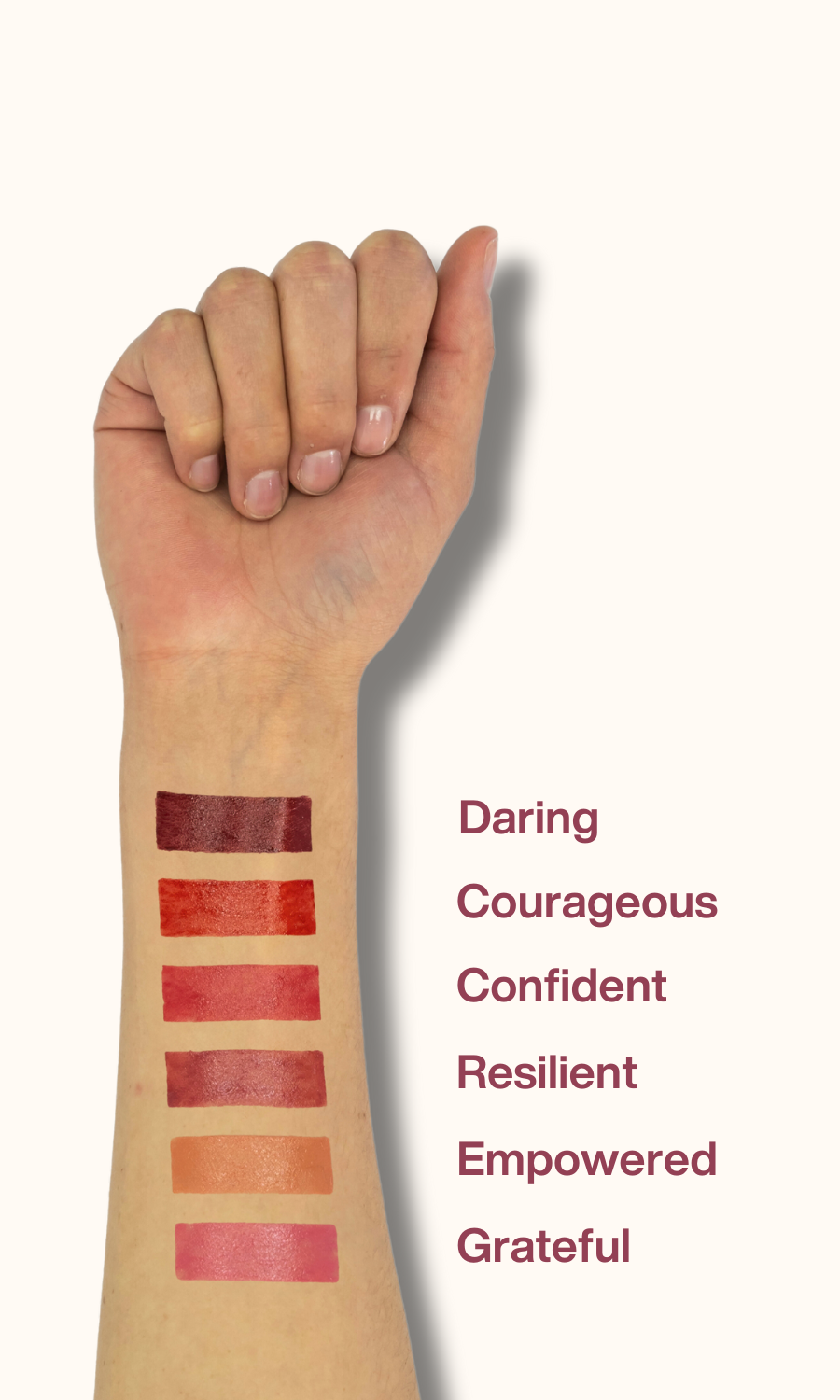 Sheer Moisture Lip Tint Swatches