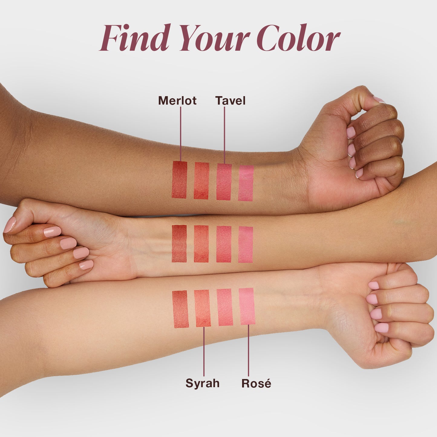 Lip and Cheek Stain ARM SWATCH