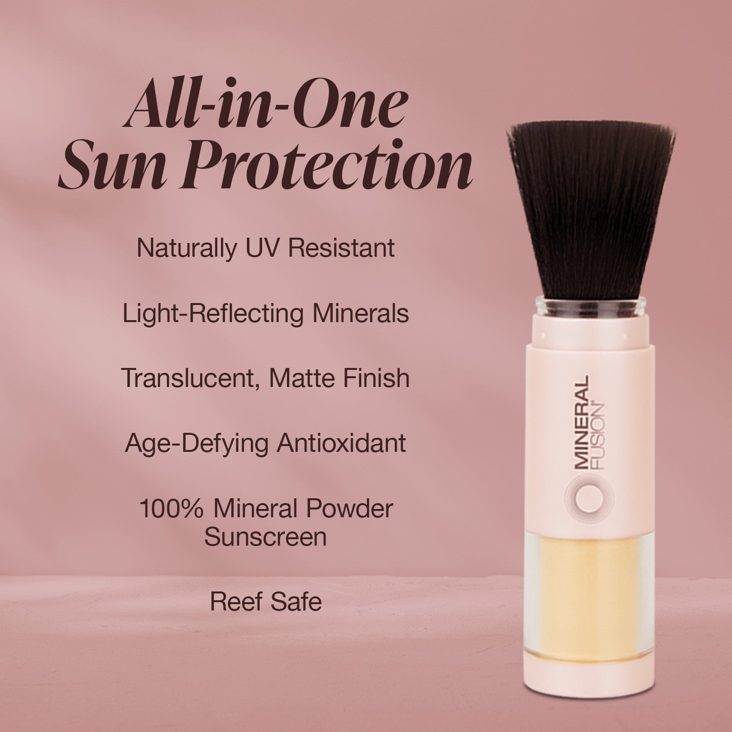 Mineral fusion brush all in one